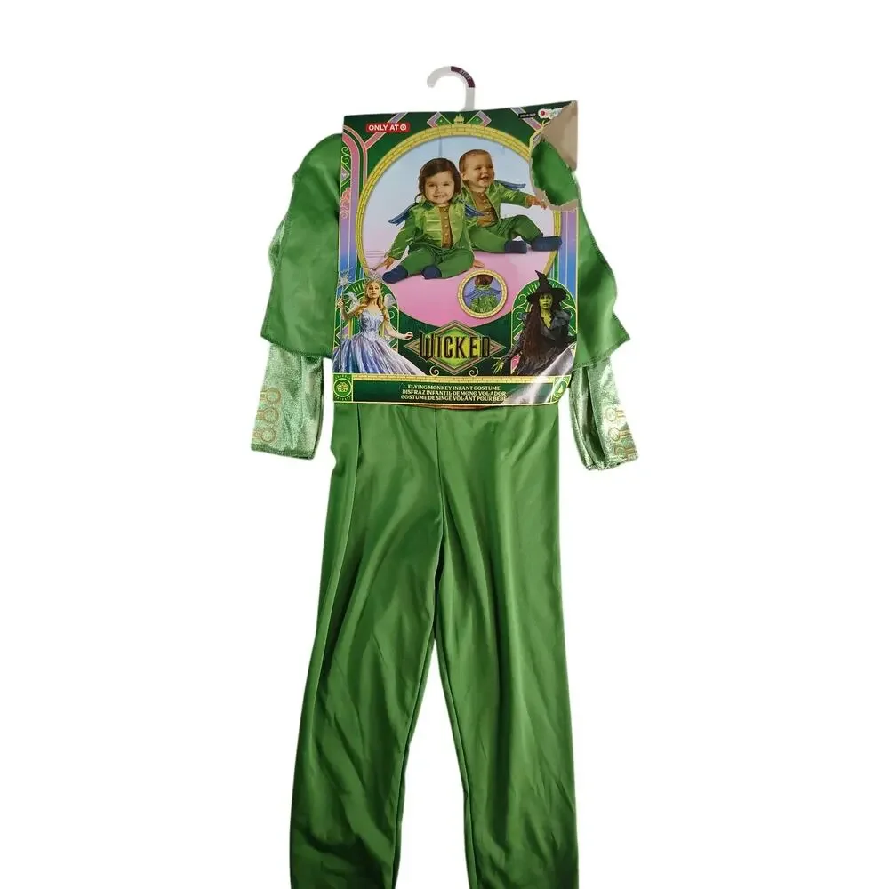 Wicked Flying Monkey Costume Toddler Medium 3T-4T Halloween Wizard of Oz NWT